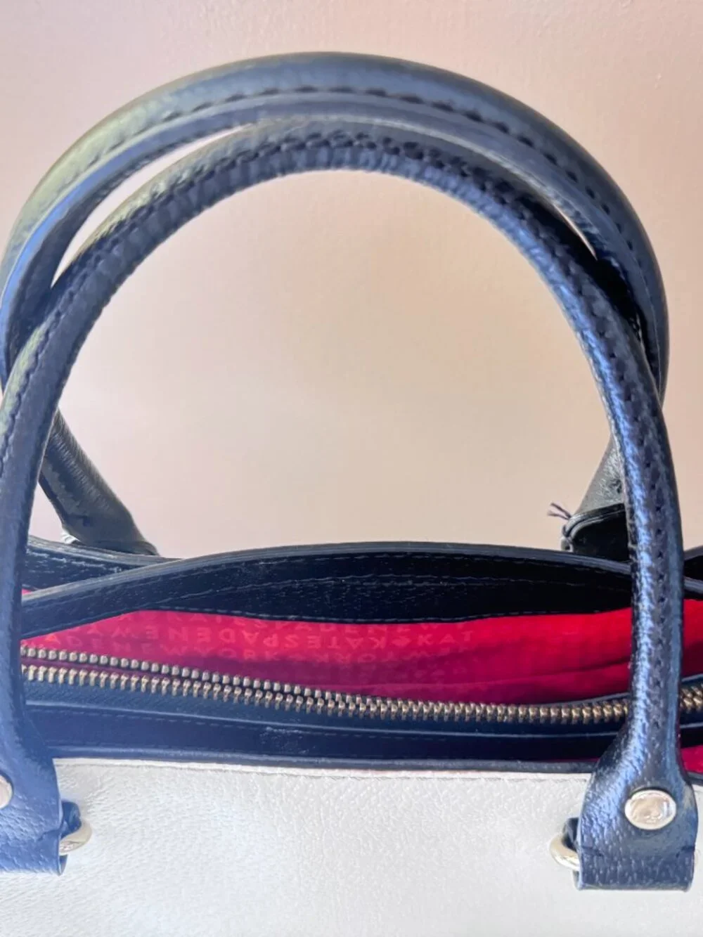 Matching Kate Spade New York Colorblock Pebbled Leather Satchel/Matching Wallet - Picture 3 of 15